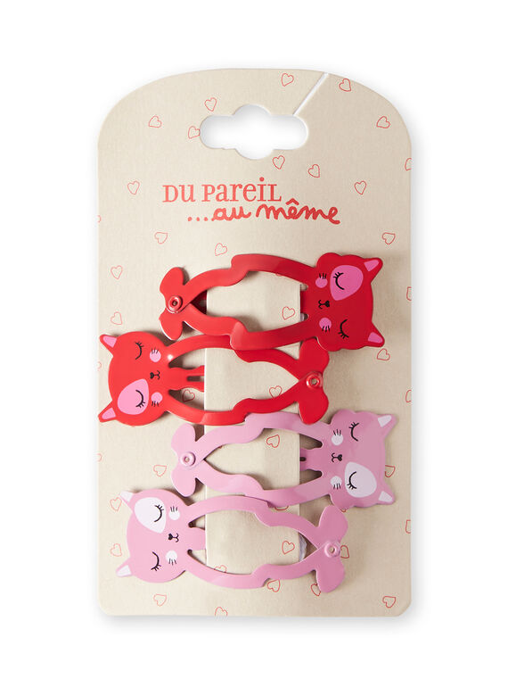 Red HAIR CLIP KYAFUNCLIC / 20WI0171BRTF504